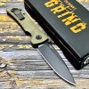 Нож складной Southern Grind SG22280 Spider Monkey, MagnaCut Black Blade, OD Green G10 Handle