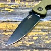 Нож складной Southern Grind SG22280 Spider Monkey, MagnaCut Black Blade, OD Green G10 Handle