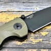 Нож складной Southern Grind SG22280 Spider Monkey, MagnaCut Black Blade, OD Green G10 Handle