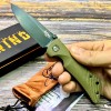 Нож складной Southern Grind SG22280 Spider Monkey, MagnaCut Black Blade, OD Green G10 Handle