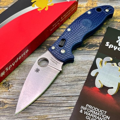 Нож складной Spyderco Manix 2, S110V Blade, Dark Blue Handle