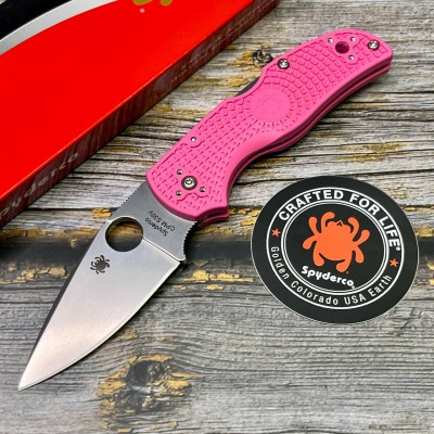 Нож складной Spyderco Native 5, Pink FRN Handles