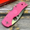 Нож складной Spyderco Native 5, Pink FRN Handles