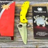 Нож складной Spyderco Salt 2, H2 Blade, Yellow FRN Handle