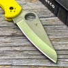 Нож складной Spyderco Salt 2, H2 Blade, Yellow FRN Handle