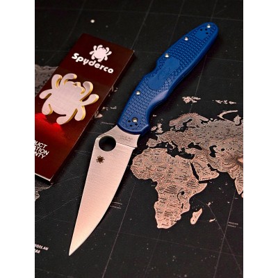 Нож складной Spyderco SC07PCBL4 Police 4, SPY27 Blade, Cobalt Blue FRN Handle Нож складной Spyderco SC07PCBL4 Police 4, SPY27 Blade, Cobalt Blue FRN Handle