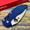 Нож складной Spyderco SC101GPCBL2 Manix 2, SPY27 Blade, Cobalt Blue G-10 Handle