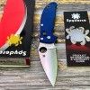 Нож складной Spyderco SC101GPCBL2 Manix 2, SPY27 Blade, Cobalt Blue G-10 Handle