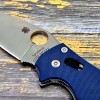 Нож складной Spyderco SC101GPCBL2 Manix 2, SPY27 Blade, Cobalt Blue G-10 Handle