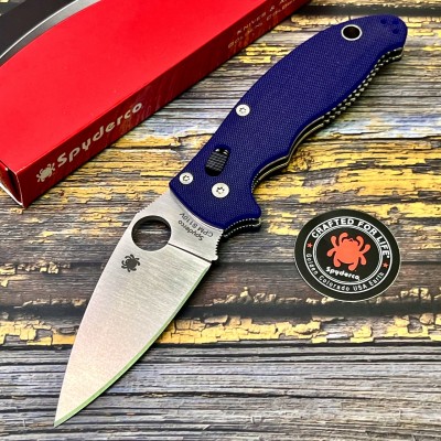 Нож складной Spyderco SC101GPDBL2 Manix 2, S110 Blade, G10 Handle