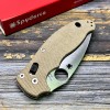 Нож складной Spyderco SC101MPCW2 Manix 2, Cru-Wear Blade, Micarta Handle