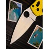 Нож складной Spyderco SC101PYL2 Manix 2 Salt, MagnaCut Blade, Yellow Handle