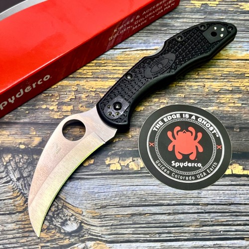 Нож складной Spyderco SC106PBK2 Tasman Salt 2, Black Handle