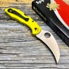 Нож складной Spyderco SC106PYL2  Tasman Salt 2, Yellow Handle