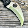 Нож складной Spyderco SC106SBK2 Tasman Salt 2, H-1 Serrated Blade