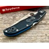 Нож складной Spyderco Endura 4 Black, Blue Line