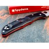 Нож складной Spyderco Endura 4 Black, Red Line