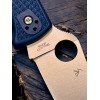 Нож складной Spyderco SC10PCBL Endura 4, CPM SPY 27 Blade, Cobalt Blue FRN Handle