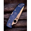 Нож складной Spyderco SC10PCBL Endura 4, CPM SPY 27 Blade, Cobalt Blue FRN Handle
