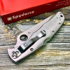 Нож складной Spyderco Endura, Part Serrated Blade, Stainless Steel Handle