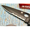 Нож складной Spyderco SC10PSBBK Endura 4, Black Part Serrated Blade