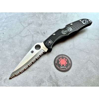 Нож складной Spyderco SC10SBK Endura 4, Serrated Blade, FRN Handle