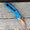 Нож складной Spyderco Delica Blue FRN Handles