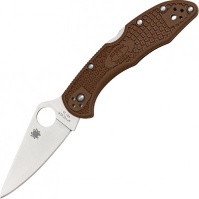 Нож складной Spyderco SC11FPBN Delica 4, Brown Handle