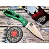 Нож складной Spyderco Delica 4, Green FRN Handle