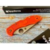 Нож складной Spyderco SC11FPOR Delica 4, Orange FRN Handles