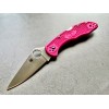 Нож складной Spyderco Delica, S30V Blade, Pink Handle