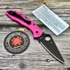 Нож складной Spyderco Delica, S30V Black Blade, Pink Handle