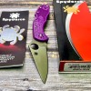 Нож складной Spyderco SC11FPPR  Delica 4, Purple Handle