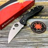 Нож складной Spyderco Delica 4, Wharncliffe Blade, Black FRN Handles