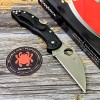 Нож складной Spyderco Delica 4, Wharncliffe Blade, Black FRN Handles