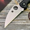 Нож складной Spyderco Delica 4, Wharncliffe Blade, Black FRN Handles