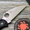 Нож складной Spyderco Delica 4, Wharncliffe Blade, Black FRN Handles