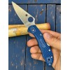 Нож складной Spyderco SC11PCBL Delica 4, CPM SPY 27 Blade, Cobalt Blue FRN Handle