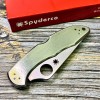 Нож складной Spyderco SC11PS Delica 4, Part Serrated Blade, Stainless Steel Handle