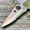 Нож складной Spyderco SC11PS Delica 4, Part Serrated Blade, Stainless Steel Handle