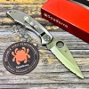 Нож складной Spyderco SC11S Delica 4, Serrated Blade, Stainless Steel Handle