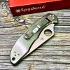 Нож складной Spyderco SC11S Delica 4, Serrated Blade, Stainless Steel Handle