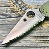 Нож складной Spyderco SC11S Delica 4, Serrated Blade, Stainless Steel Handle