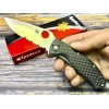 Нож складной Spyderco SC122CFPS Tenacious, Part Serrated Blade, Carbon Handle