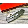 Нож складной Spyderco SC122CFPS Tenacious, Part Serrated Blade, Carbon Handle