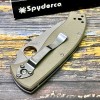 Нож складной Spyderco SC122GBNM4P Tenacious, CPM-M4 Blade, Brown G10 Handle