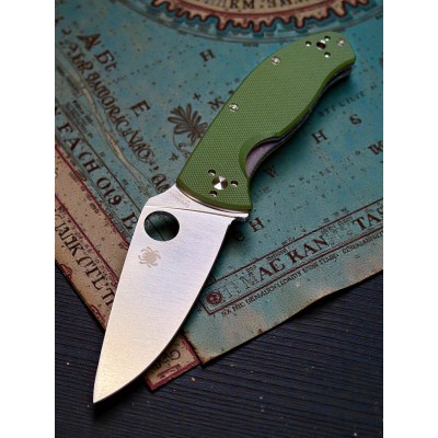 Нож складной Spyderco SC122GPGR Tenacious, Green G-10 Handle Нож складной Spyderco SC122GPGR Tenacious, Green G-10 Handle