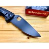 Нож складной Spyderco Tenacious, Black Part Serrated Blade
