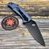 Нож складной Spyderco SC122TIBLBKP Tenacious R.I.L., Black Blade, Titanium Blue Handle