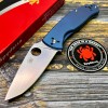 Нож складной Spyderco SC122TIBLP Tenacious R.I.L., Titanium Blue Handle